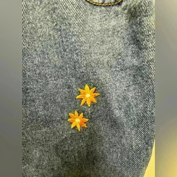 High Sierra Women's Vintage Sunflower High Rise Denim Jeans Size 10 - Picture 7 of 14